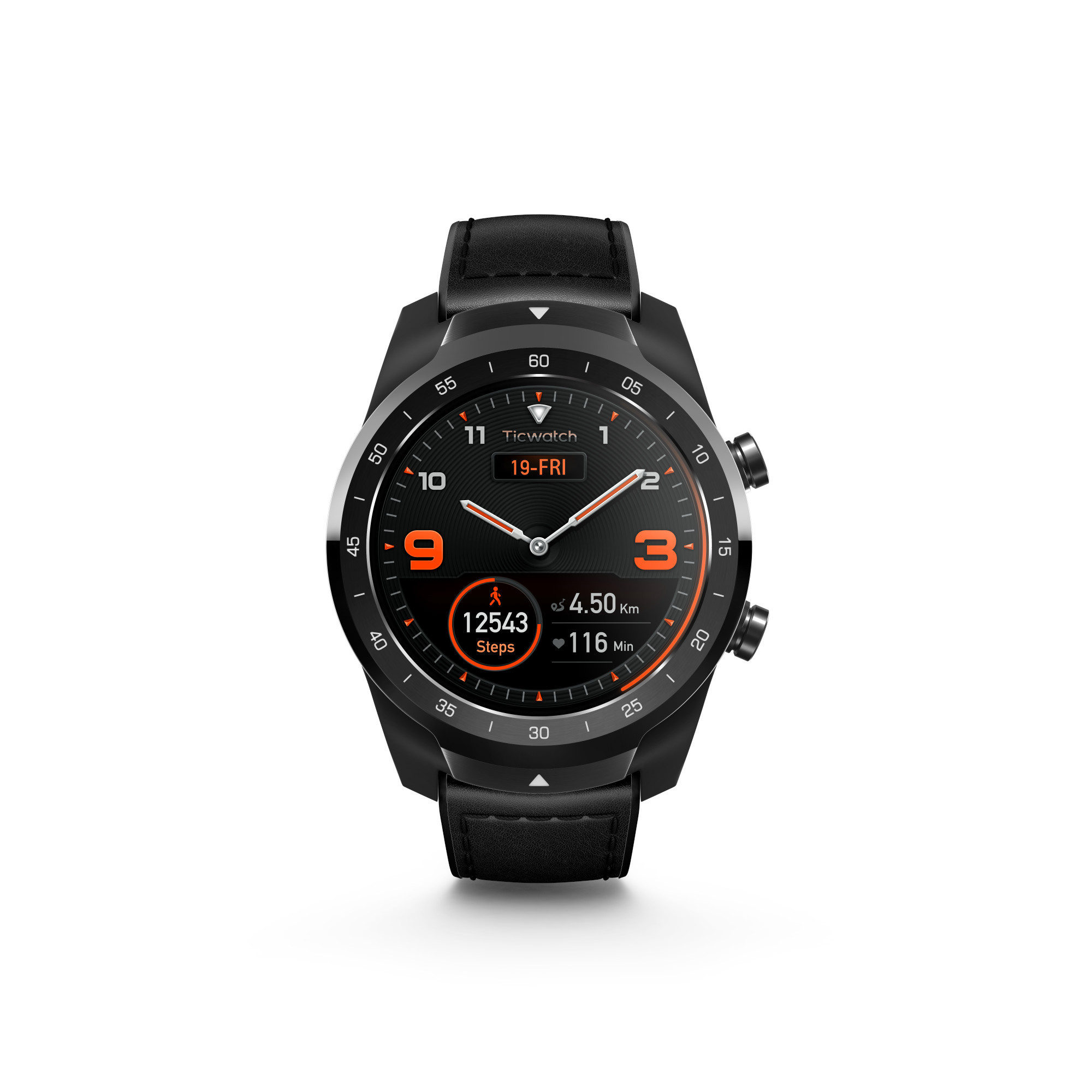 Ticwatch Pro Black 2020 Chytré hodinky
