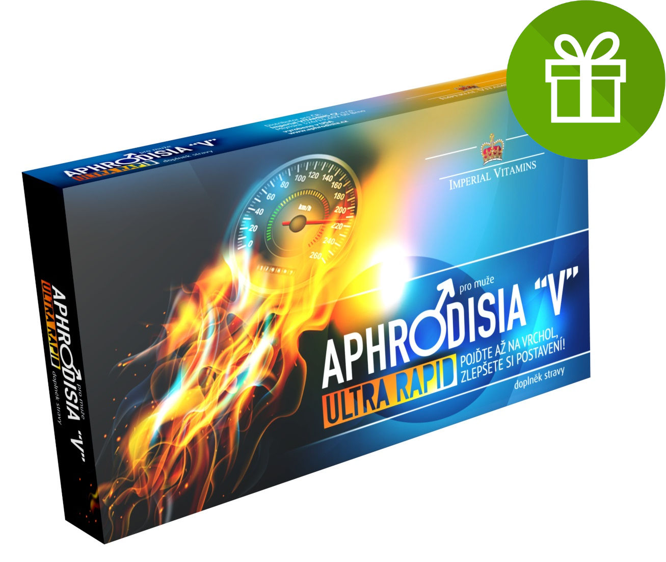 Aphrodisia V ultra rapid pro muže 10 kapslí