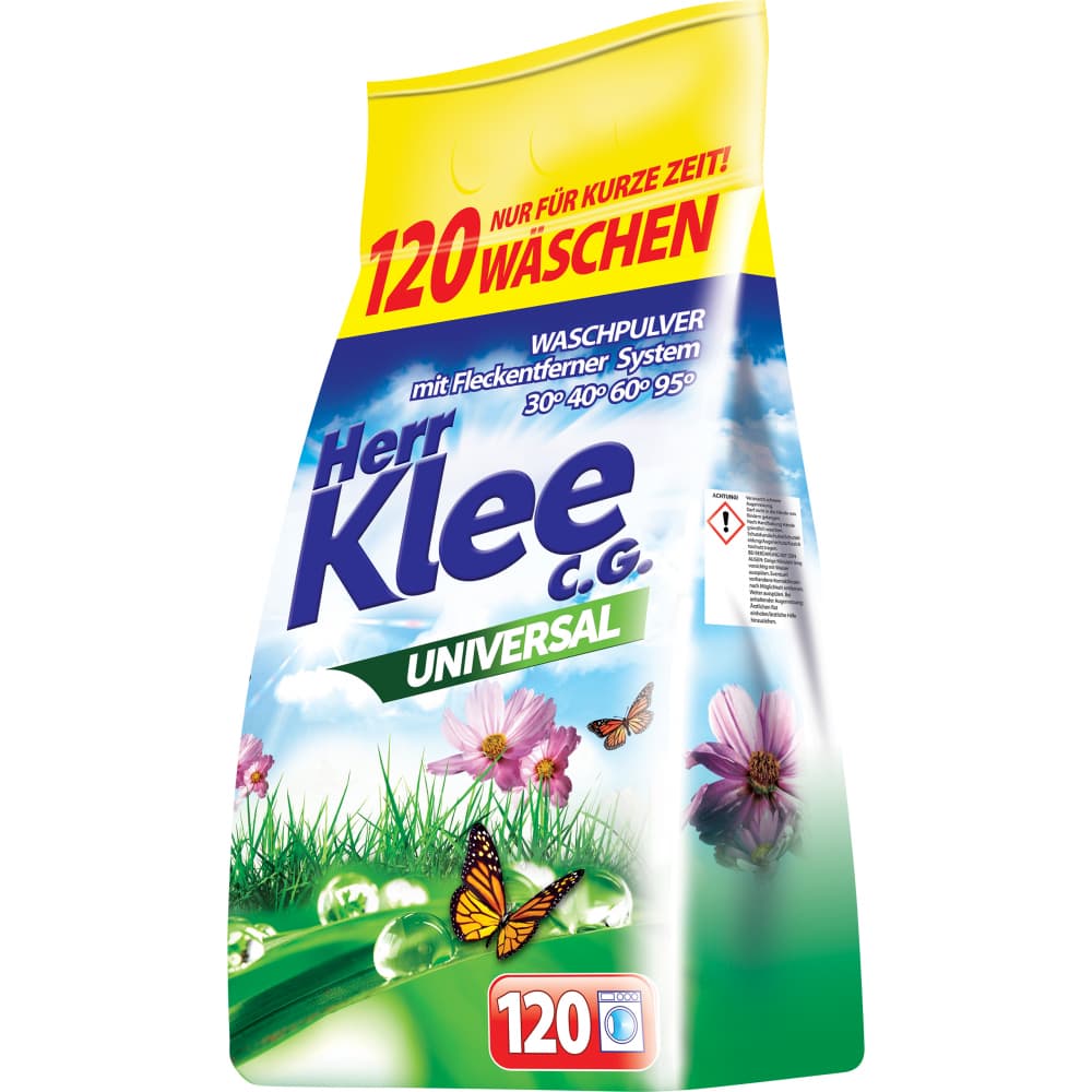 Herr Klee Prací prášek Universal (120 dávek) 10kg