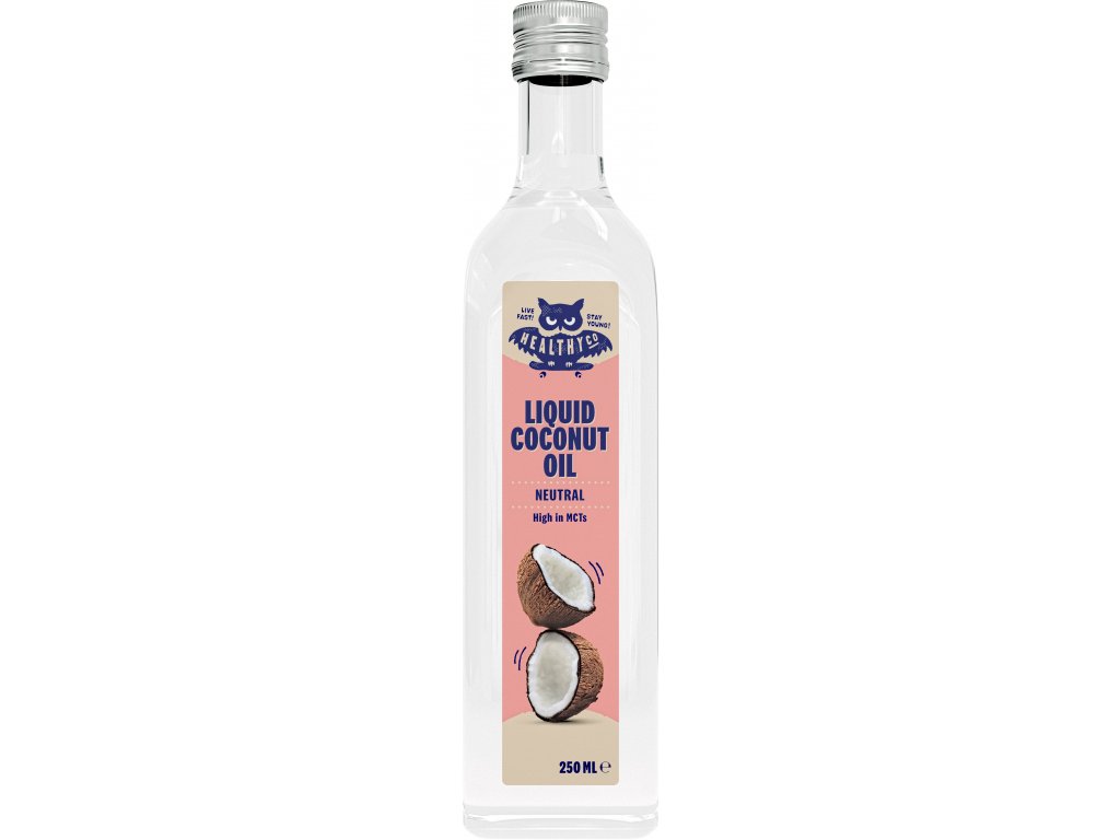 HealthyCo Tekutý kokosový olej neutrální 250ml