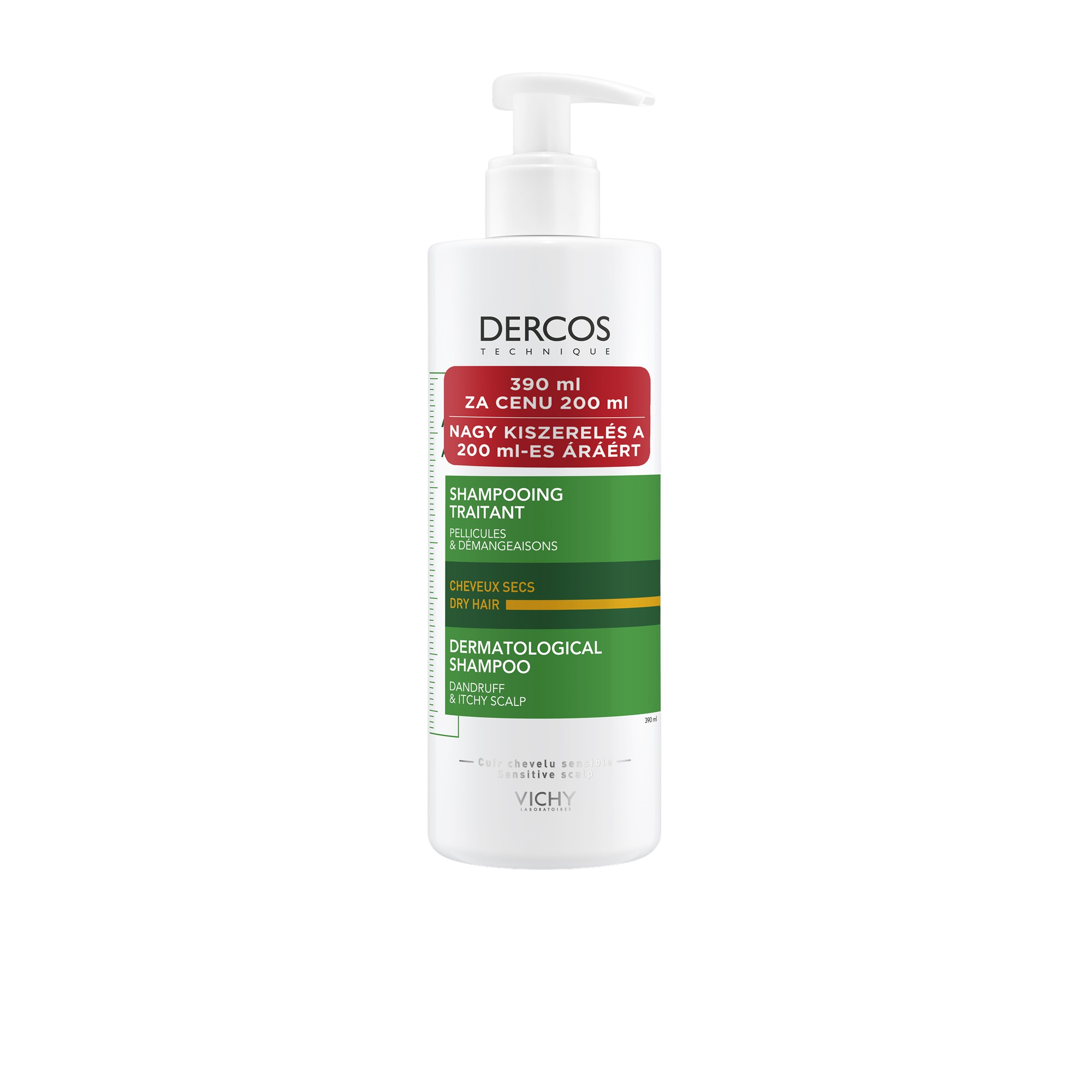 VICHY Dercos DRY 390ml