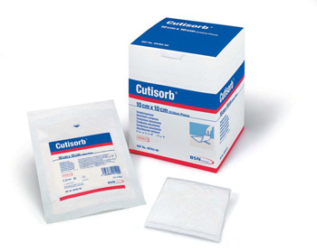 Cutisorb absorpční krytí nesterilní 10x10cm 100ks