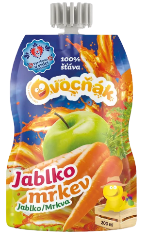 OVOCŇÁK MOŠT JABLKO-MRKEV 200ML