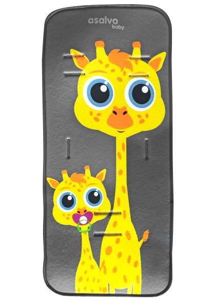 Asalvo Podložka do kočárku 3D giraffes