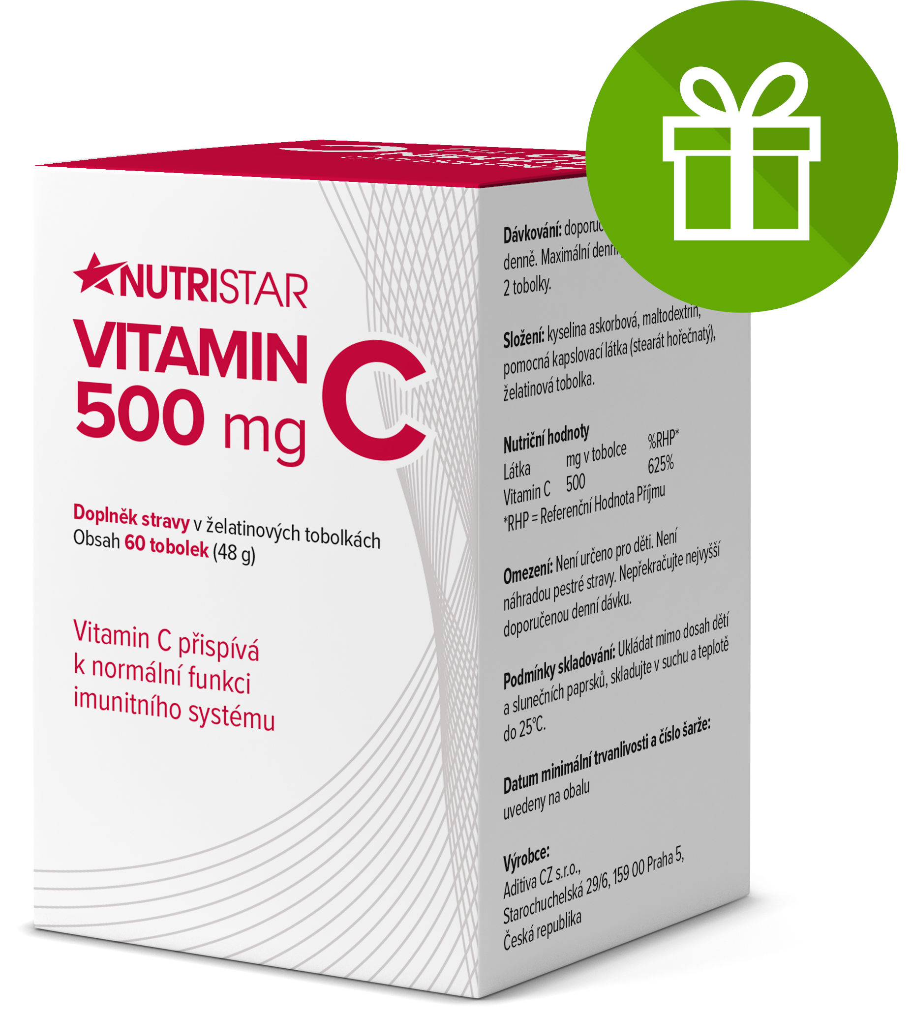 Vitamín C 500mg 60 tbl