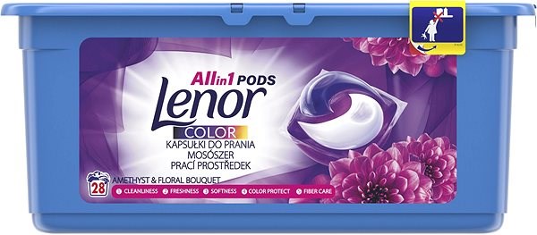 Lenor Amethyst & Floral Bouquet Gelové kapsle 28ks
