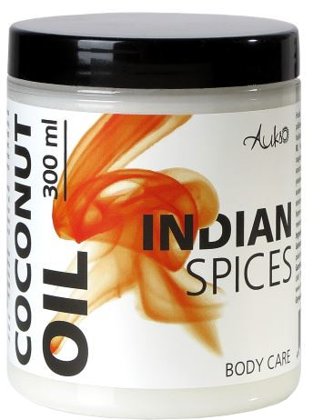 AUKSO Kokosový olej bodycare Indická koření 300ml