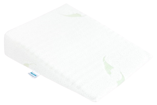 Sensillo Luxe Kojenecký polštář - klín bílý do kočárku s aloe vera 30x38cm