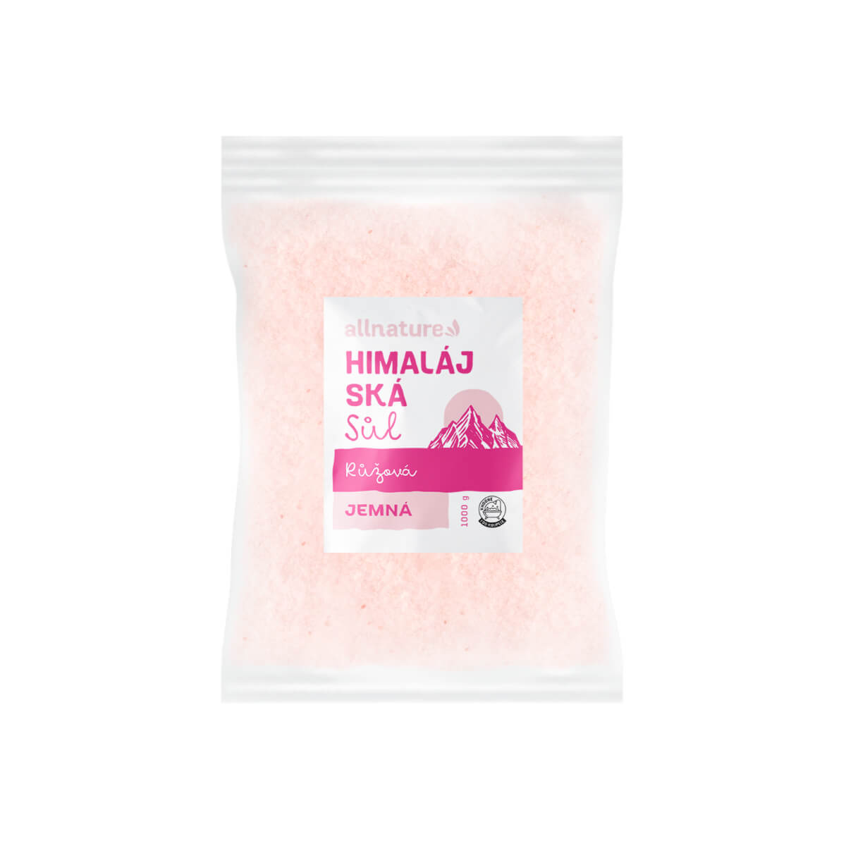 Allnature Himalájská sůl růžová jemná 1000g