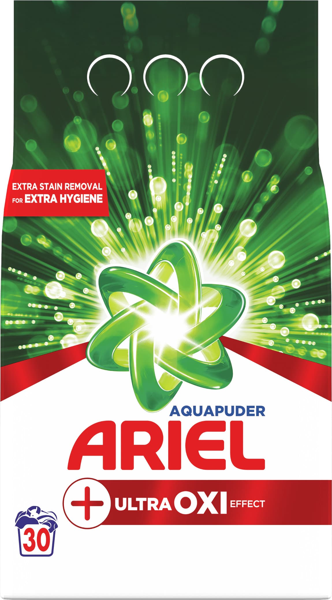 Ariel prací prášek Ultra Oxi Effect (30 pracích dávek), 2,25kg