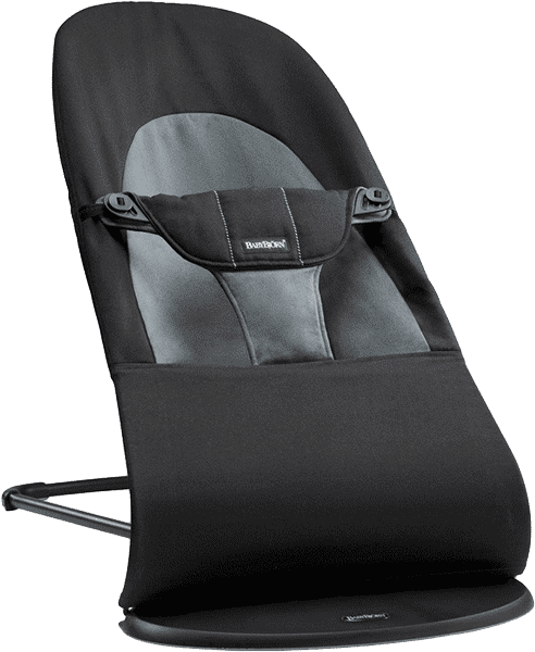 BabyBjörn Lehátko Balance Soft Cotton Černé