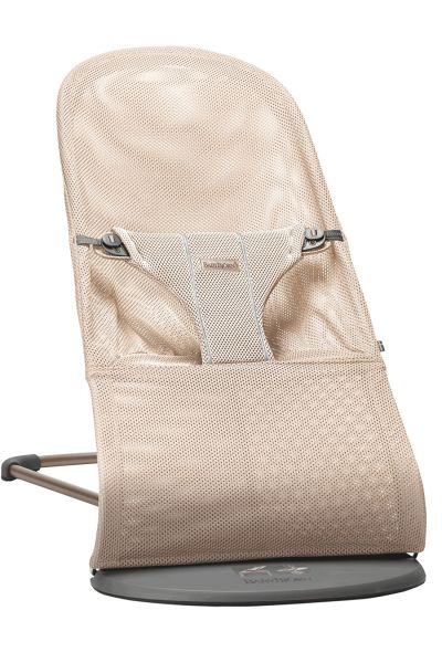 BabyBjörn Lehátko Bliss Pearly Pink Mesh růžové
