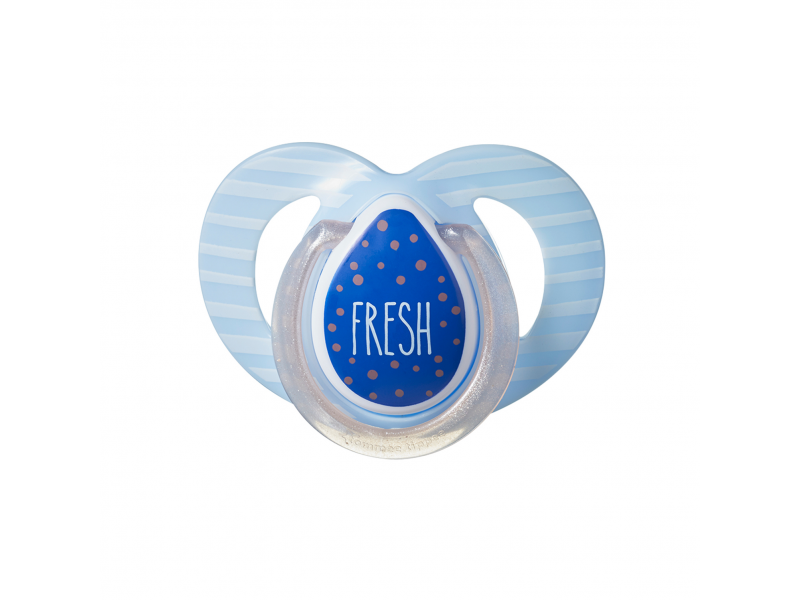 Tommee Tippee Šidítko C2N silikon Moda 6-18m modré 1ks