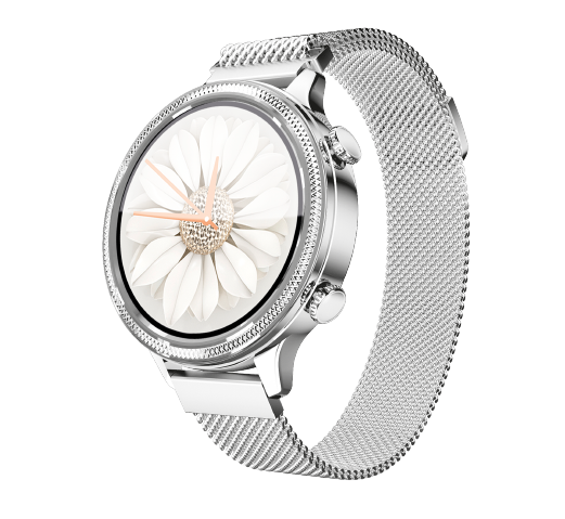 Aligator Chytré hodinky Watch Lady, stříbrné
