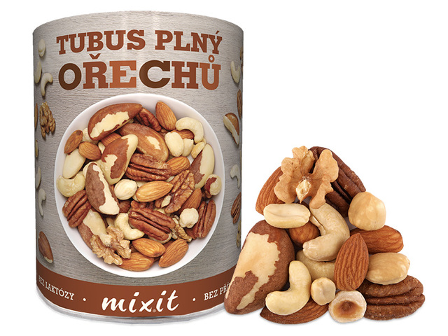 Tubus plný ořechů 400g