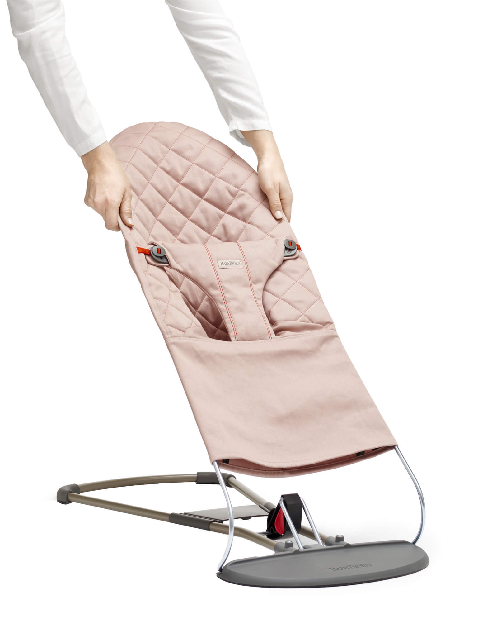 BabyBjörn Potah na lehátko Balance Bliss Old Rose Cotton růžový