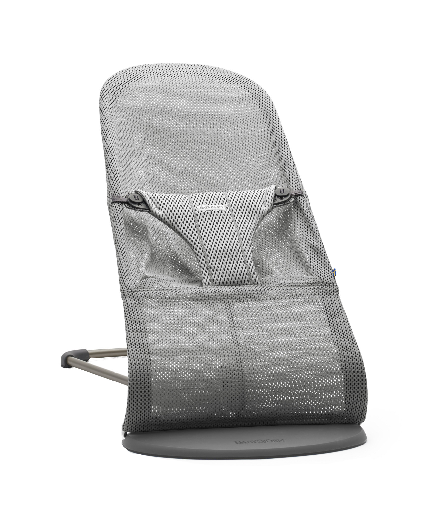 BabyBjörn Lehátko Bliss Grey Mesh šedé
