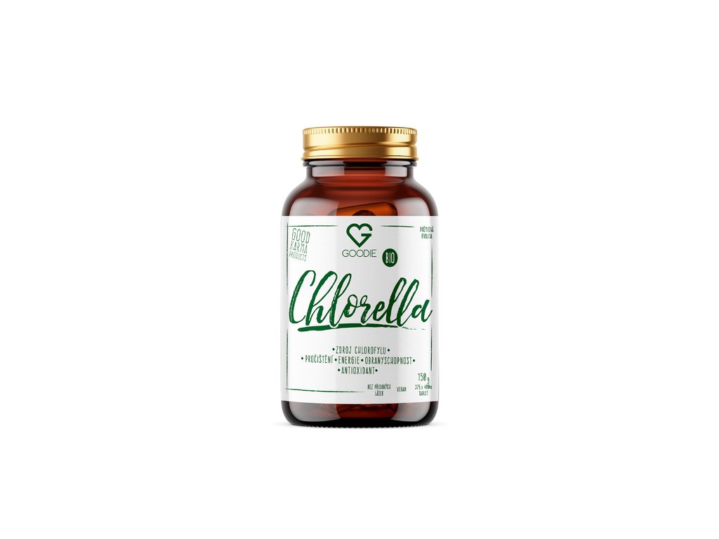 GOODIE Chlorella tablety BIO, RAW 150g