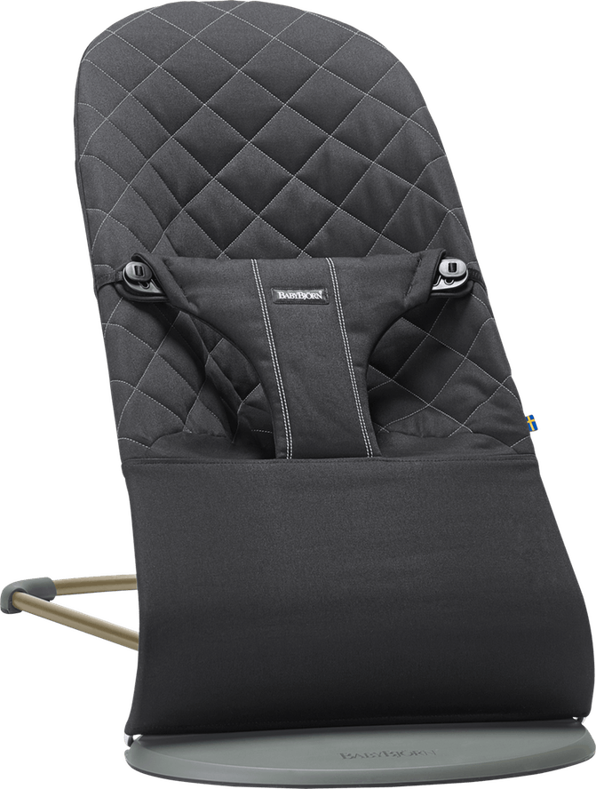 BabyBjörn Lehátko Bliss Black Cotton černé