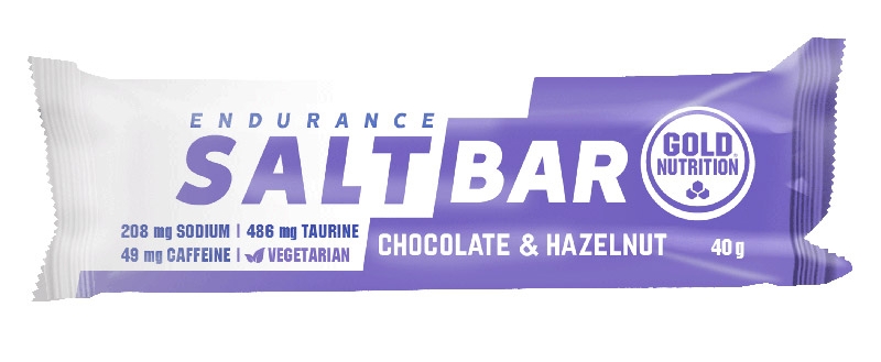 Goldnutrition Endurance Salt Bar čokoláda/lískový oříšek 40g