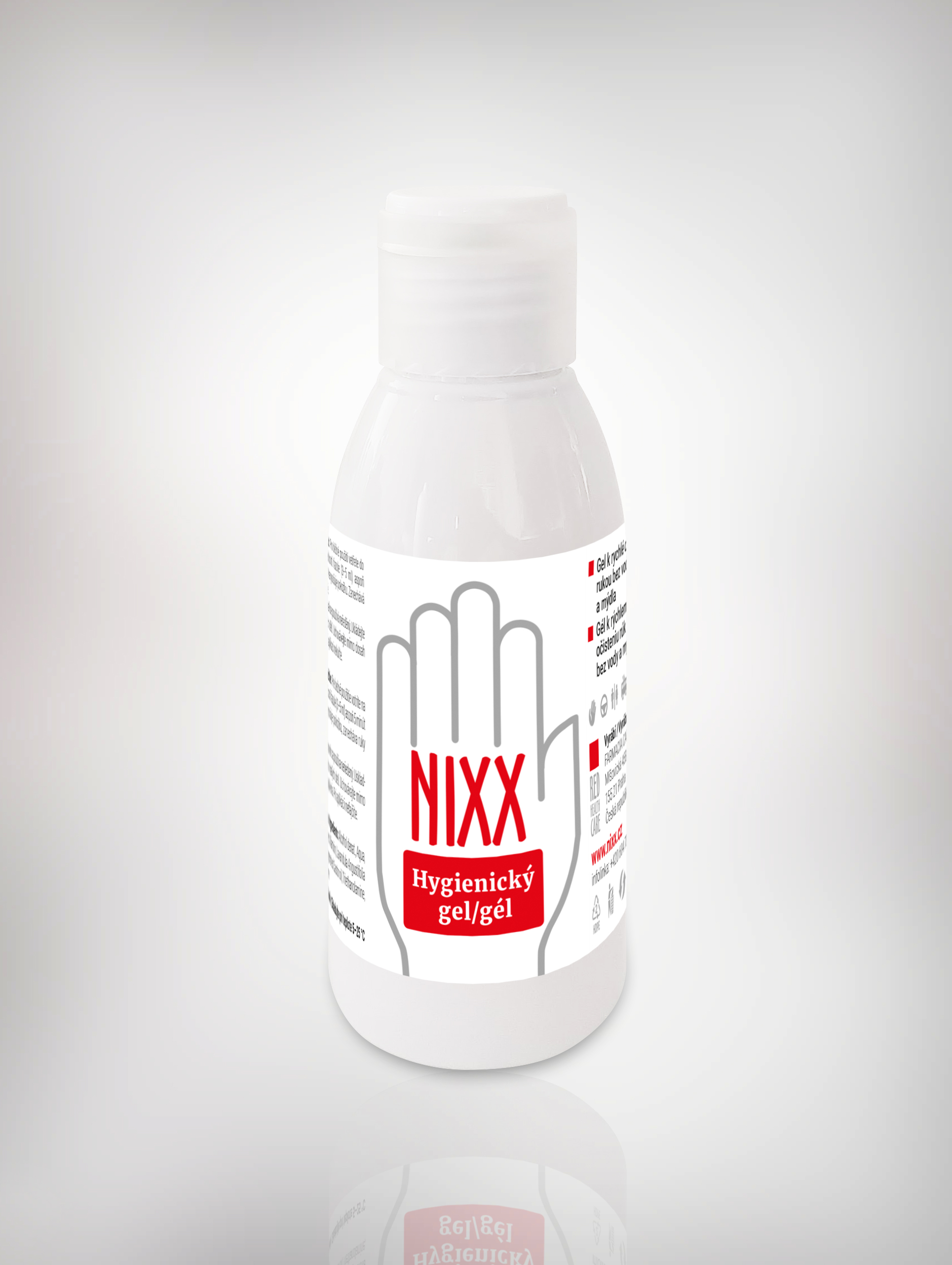 NIXX Hygienický gel na ruce 100 mL