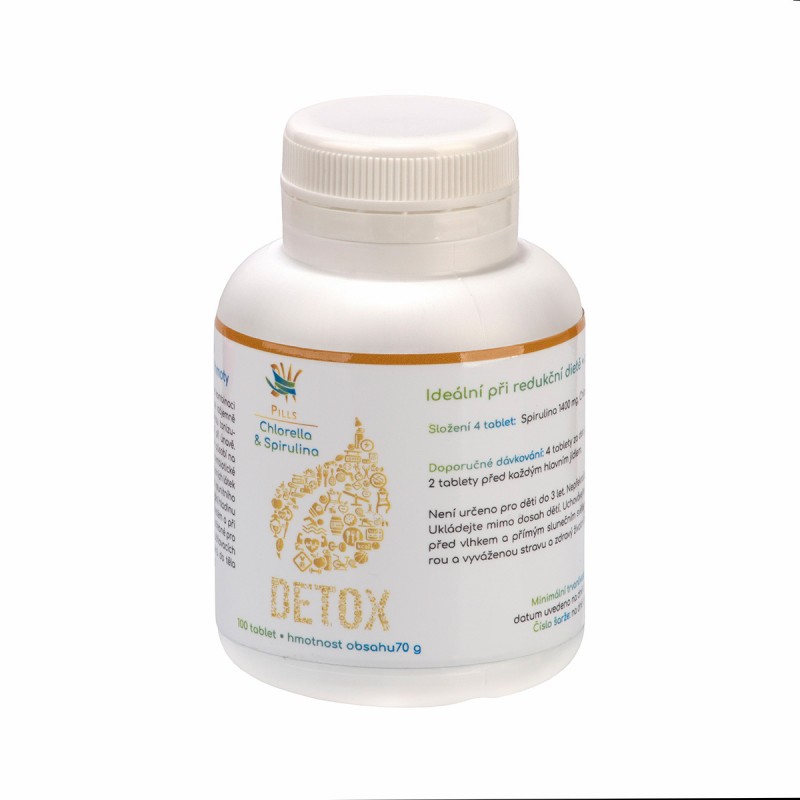 BW Pills Detox Chlorella & Spirulina 100 tablet