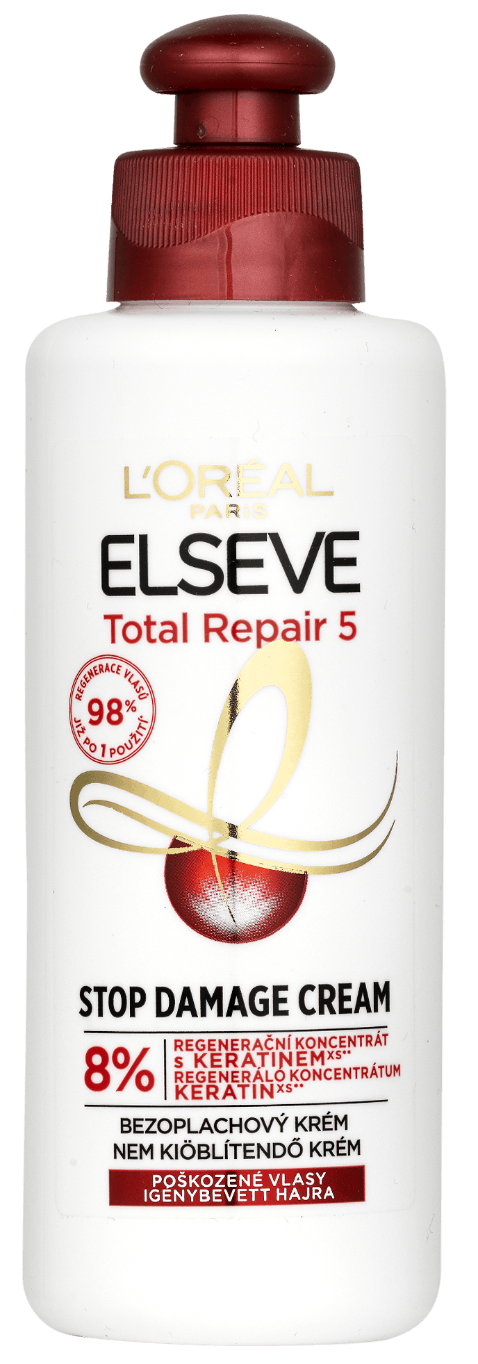 L’Oréal Paris Elseve Total Repair 5 Stop Damage Cream bezoplachová péče 200ml