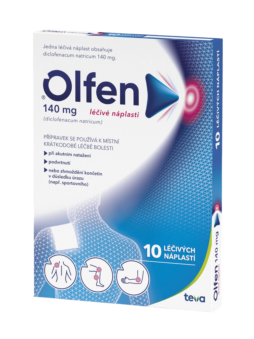 Olfen 140mg 10 léčivých náplastí