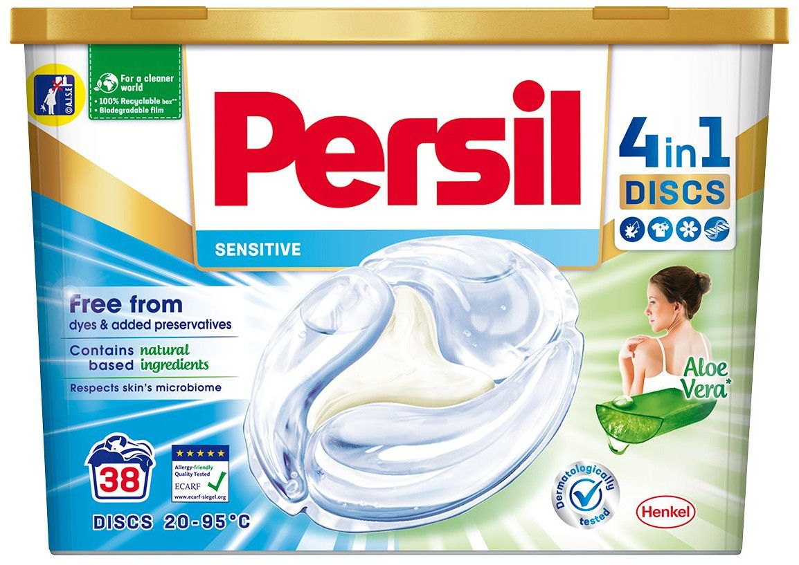 Persil prací kapsle 4v1 Discs Sensitive 38ks
