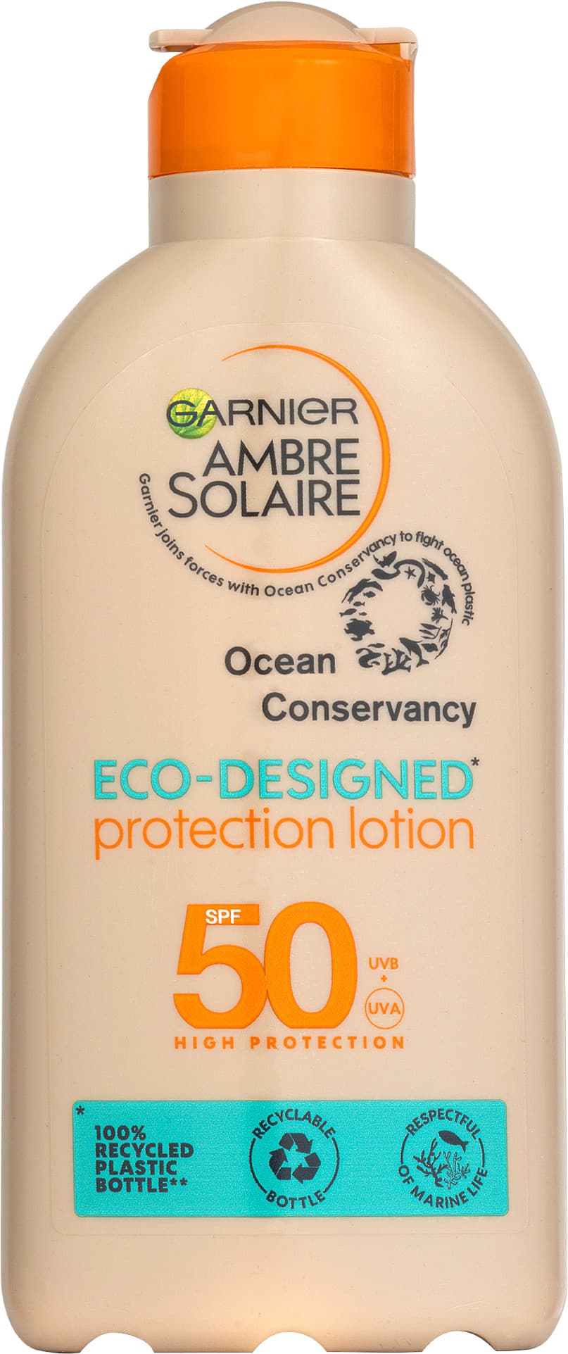 Garnier Ambre Solaire Sun Ocean Ochranný krém proti UVB a UVA SPF 50+ 200ml
