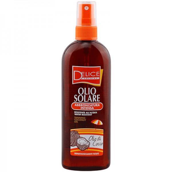 Delice Solaire Olej na opalování s kokosovým olejem 150ml