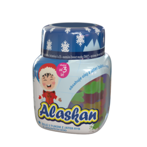 Alaskan želé s rybím tukem 30ks
