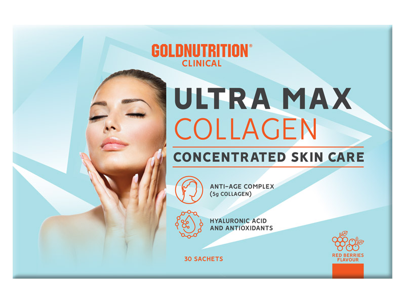 GoldNutrition Ultramax Collagen Acai a granátové jablko 30 sáčků
