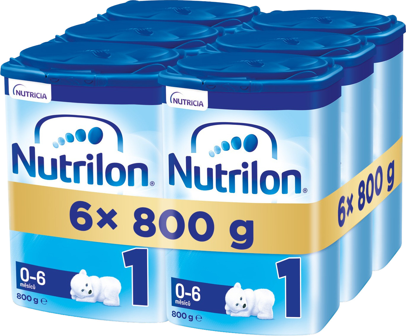 Nutrilon 1 Počáteční mléko od narození 6x800g