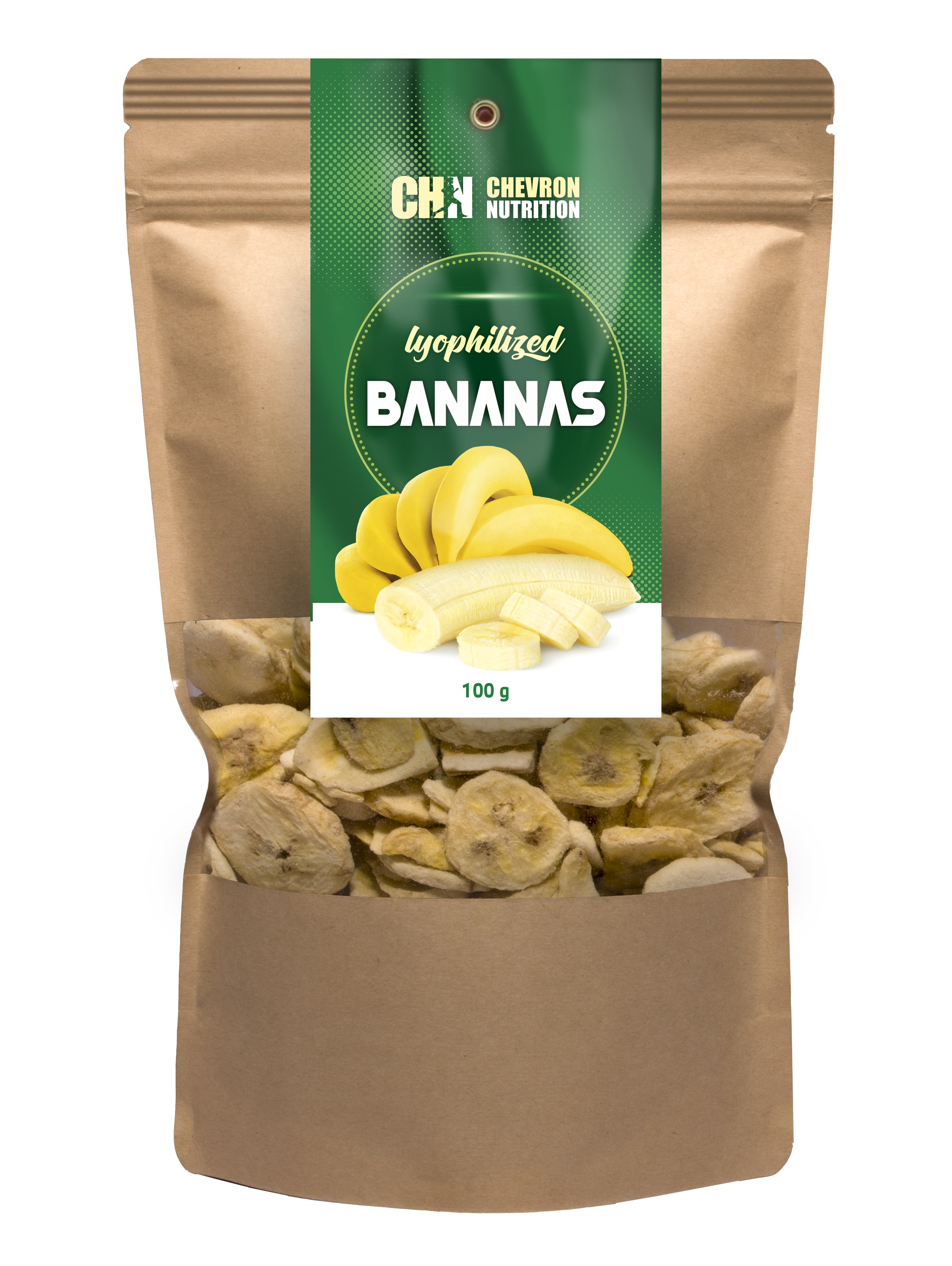 Chevron Nutrition Lyofilizovaný banán 100g