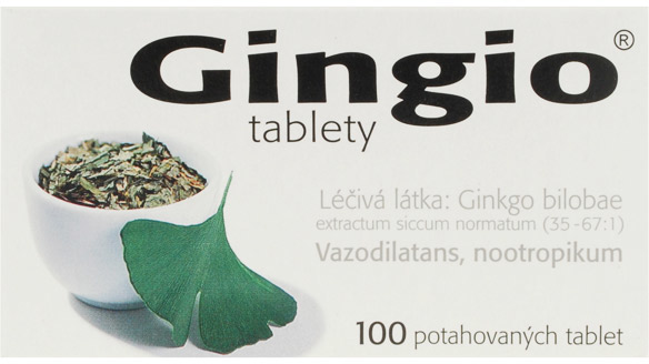 Gingio tablety perorální tablety film 100x40mg