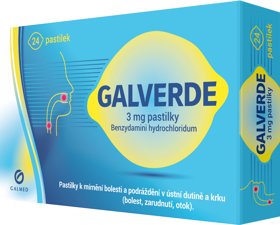 Galverde 3mg pastilky 24 ks