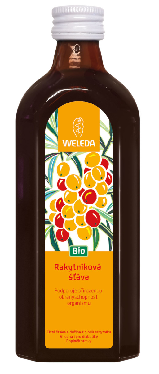 WELEDA BIO Rakytníková šťáva (bez cukru) 250ml